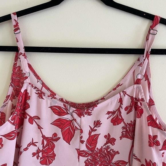 Cabi 5533 Adore Cranberry Pink Floral Cami Top M - Picture 5 of 8